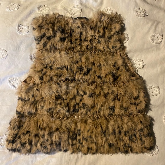 Leopard Rabbit Fur Vest - Picture 5 of 5